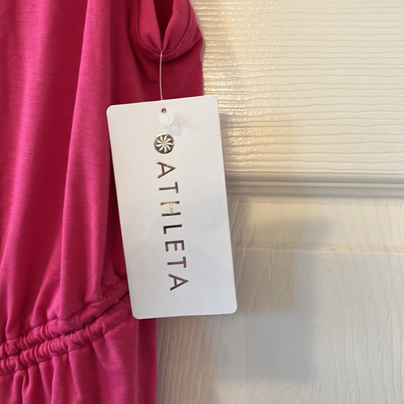 Women’s ATHLETA Sleeveless Shirt Medium Tank Top New with Tags Pink - Picture 8 of 11